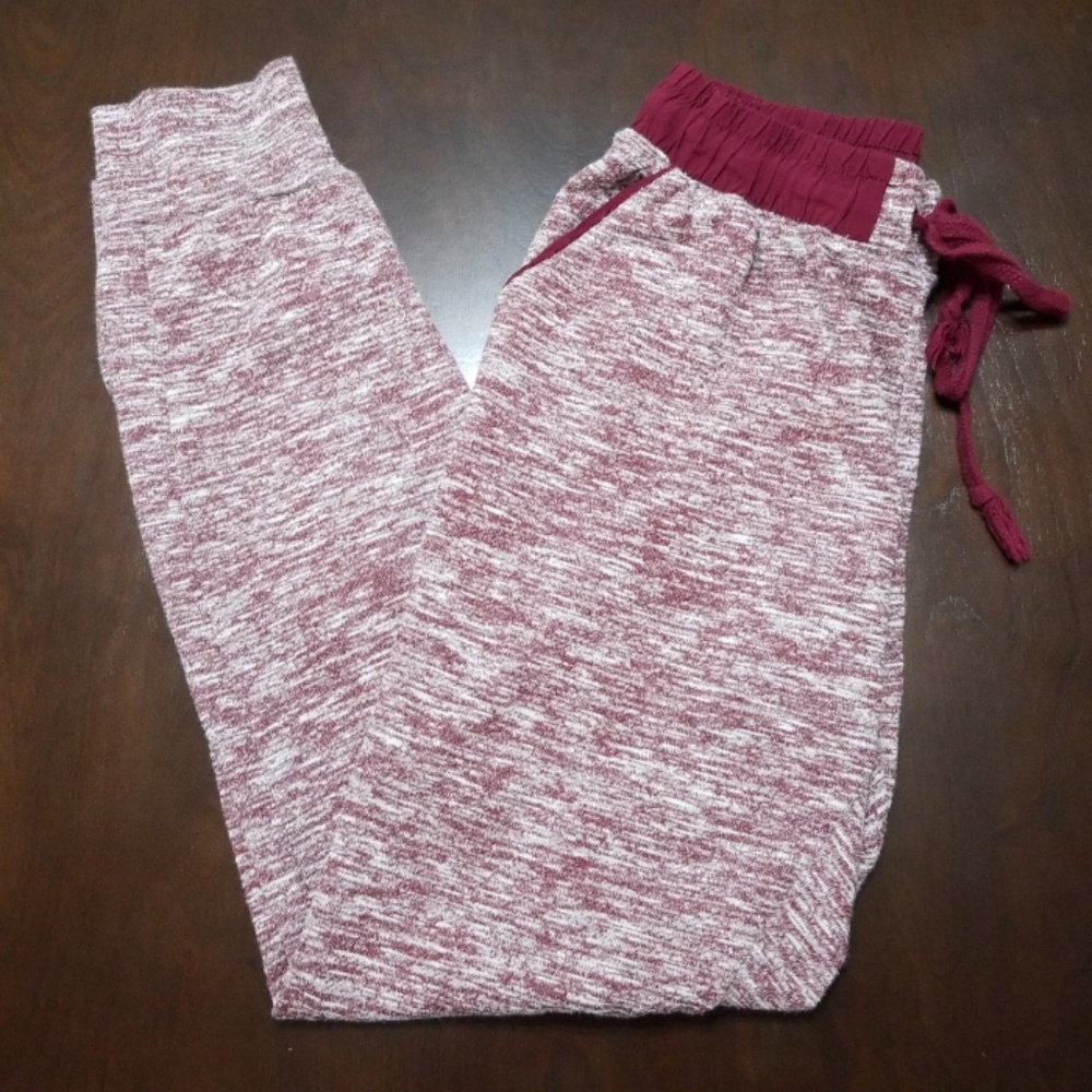 *Donating Soon*  Burgundy Jogger Pants